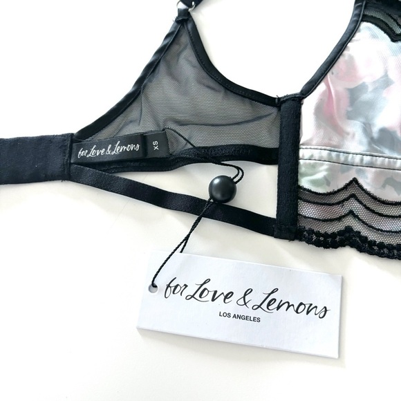 For Love And Lemons | NWT Odette Floral Lace Bralette Size XS - Picture 8 of 8